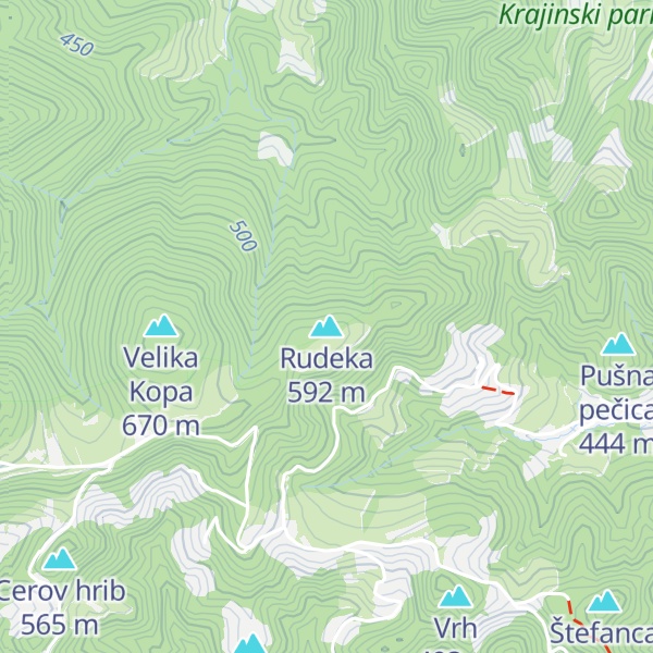 Map of Rudeka