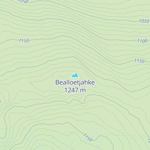 Map of Bealloetjahke