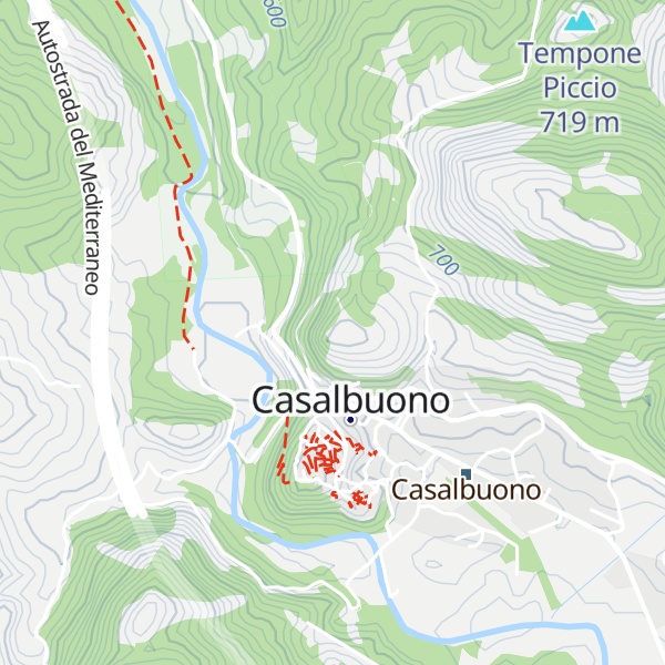 Map of Timpa S. Cono