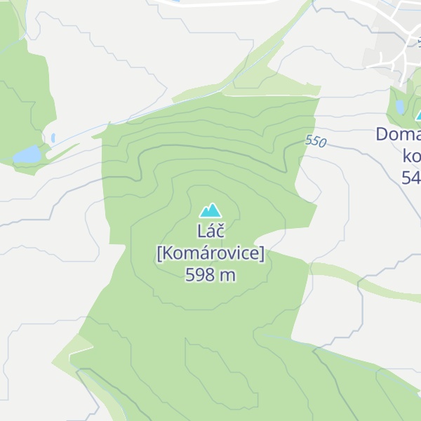 Map of Láč [Komárovice]