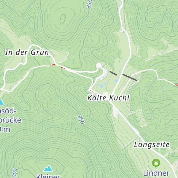 Map of Köhlehütte