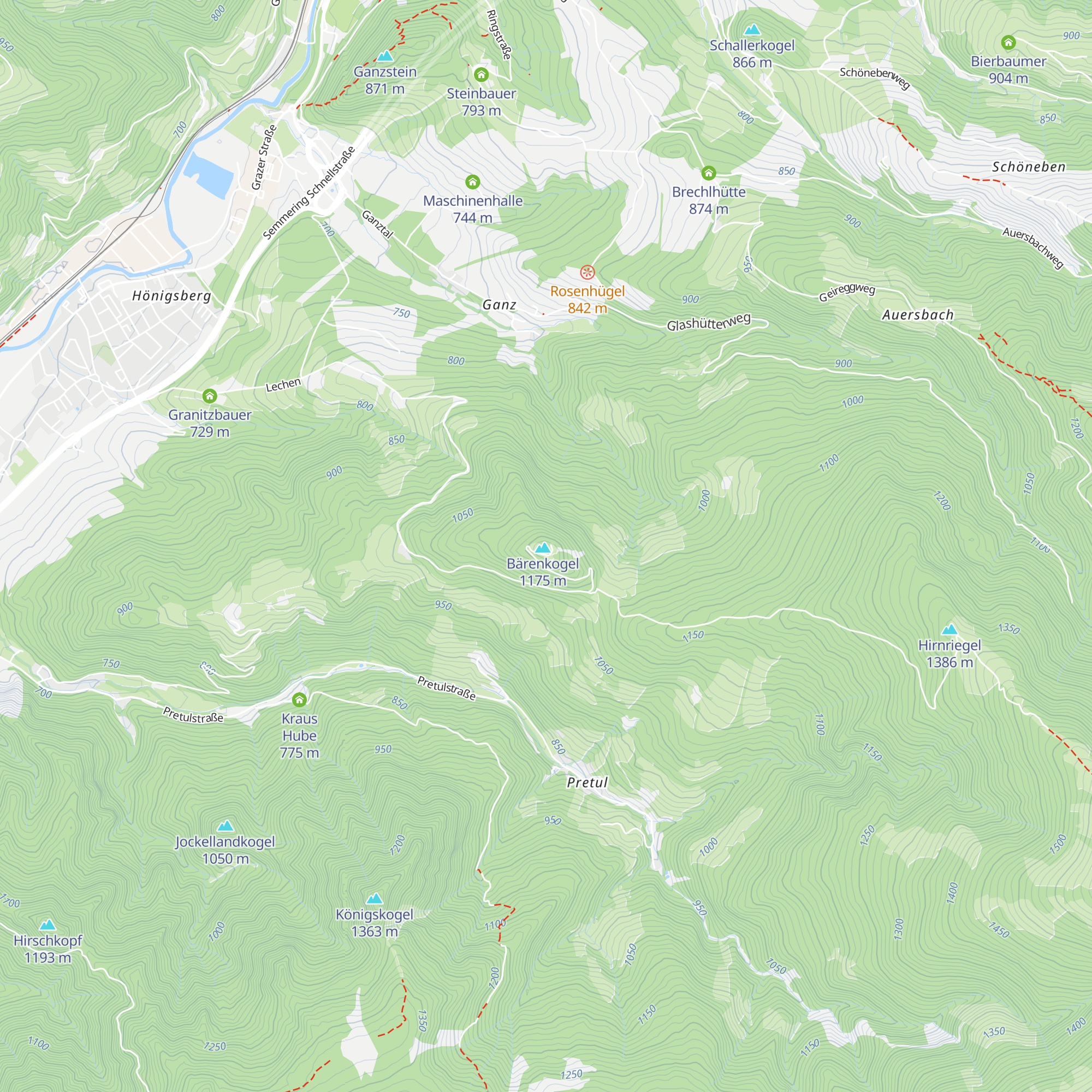 Bärenkogelstraße map