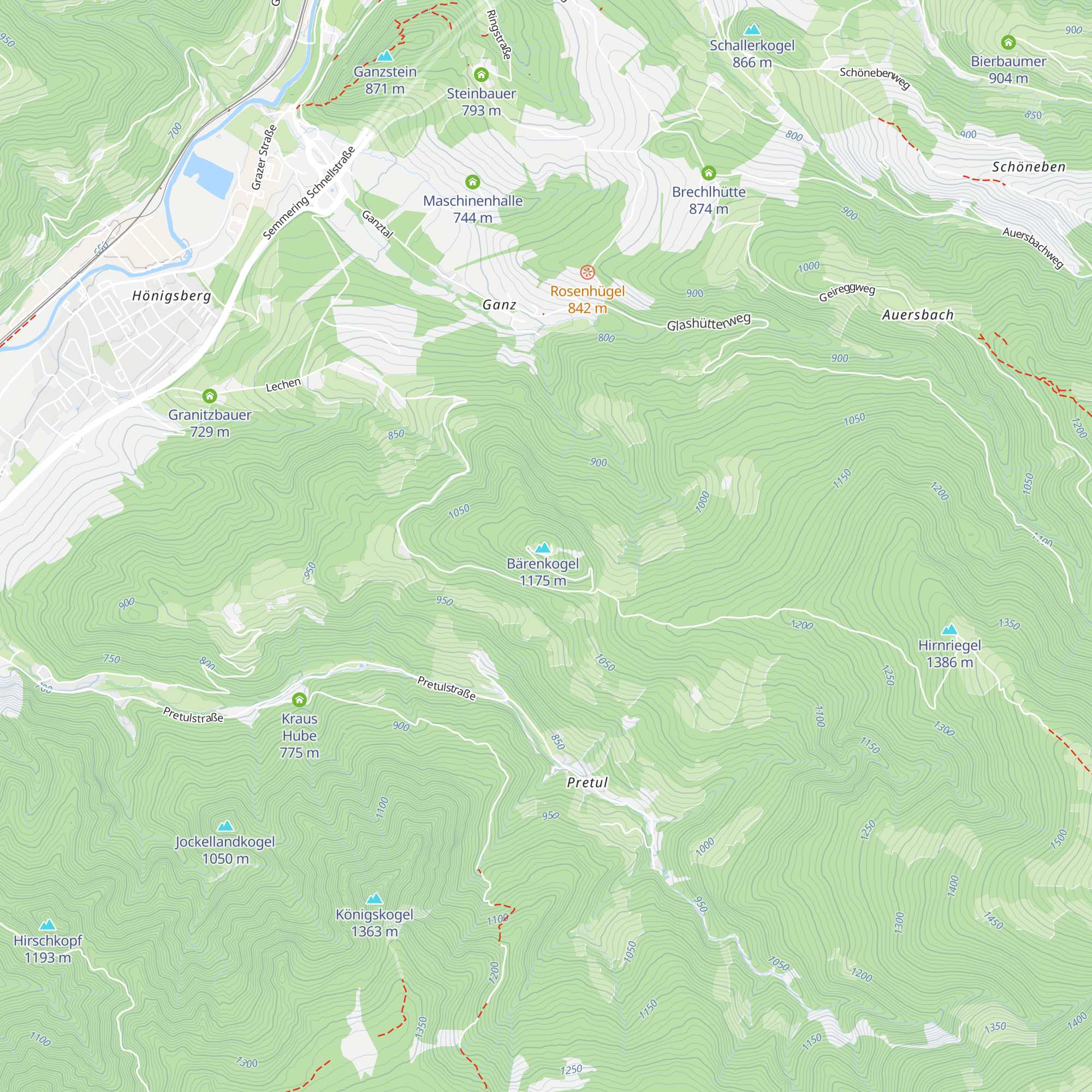Bärenkogelstraße map
