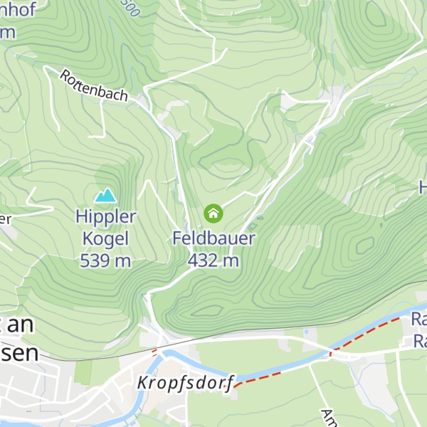 Map of Feldbauer