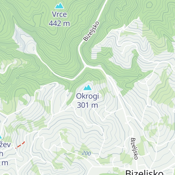 Map of Okrogi