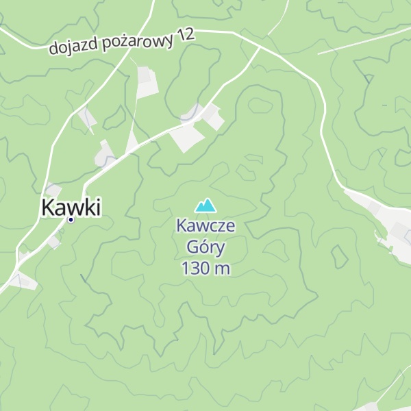 Map of Kawcze Góry