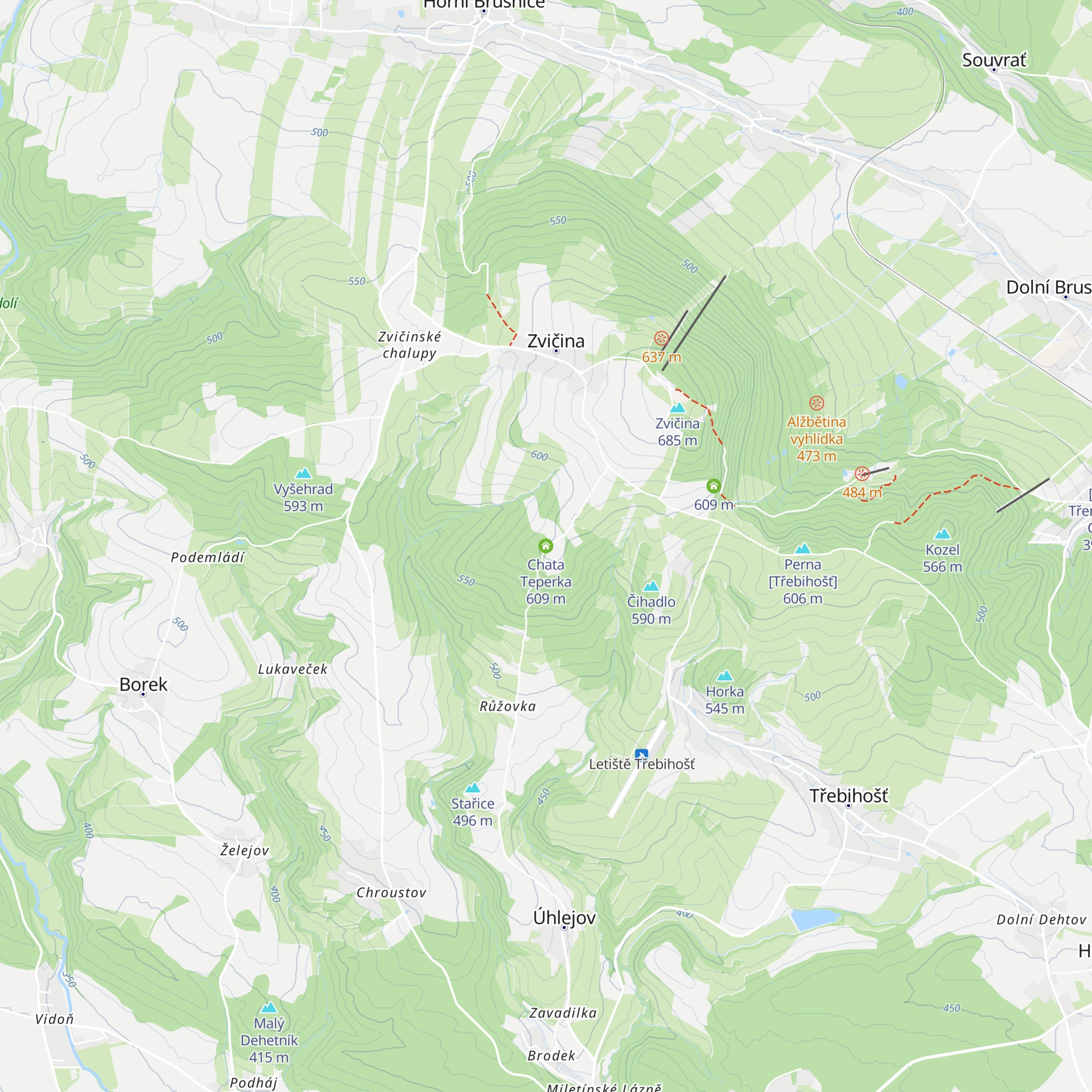 Chata Teperka map