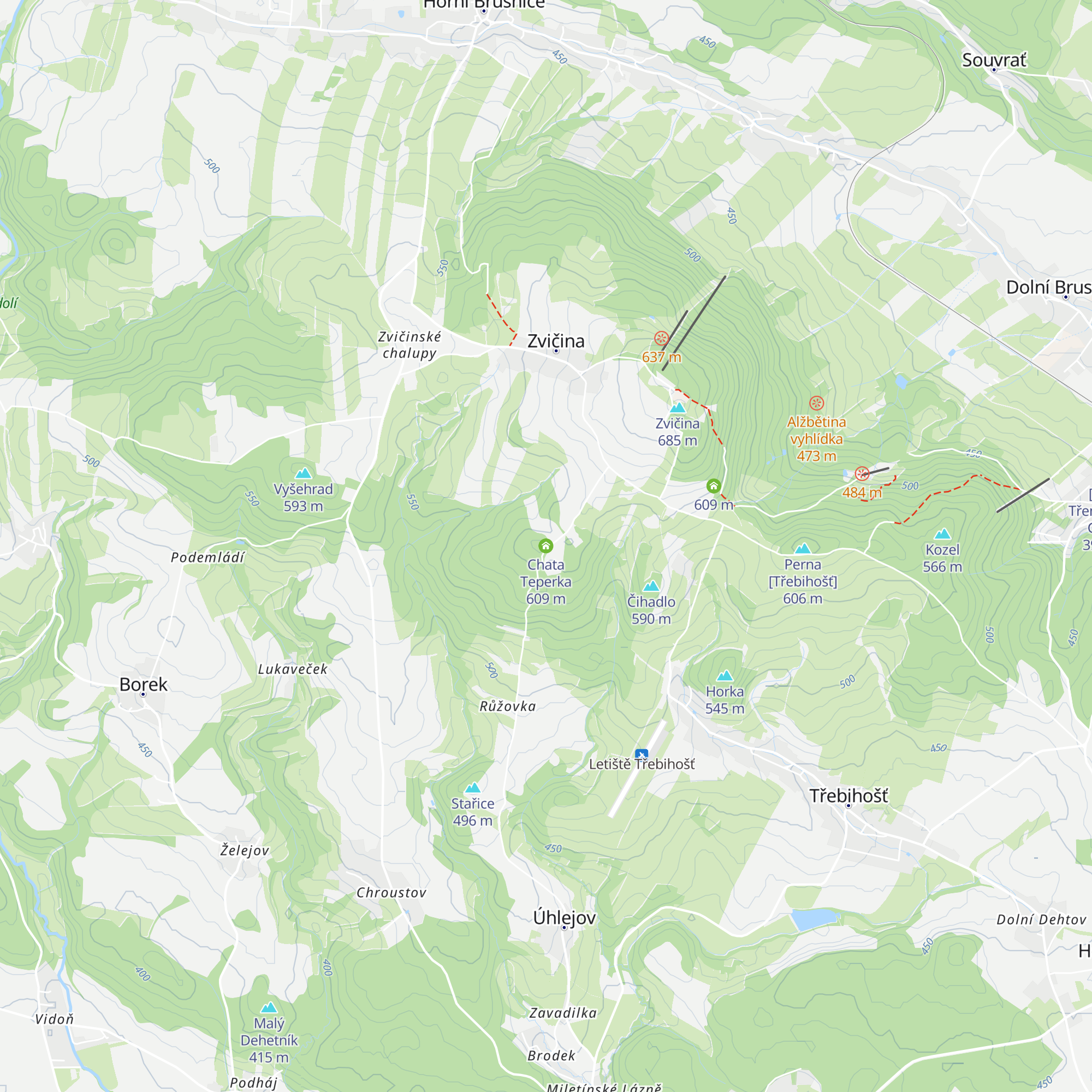 Chata Teperka map