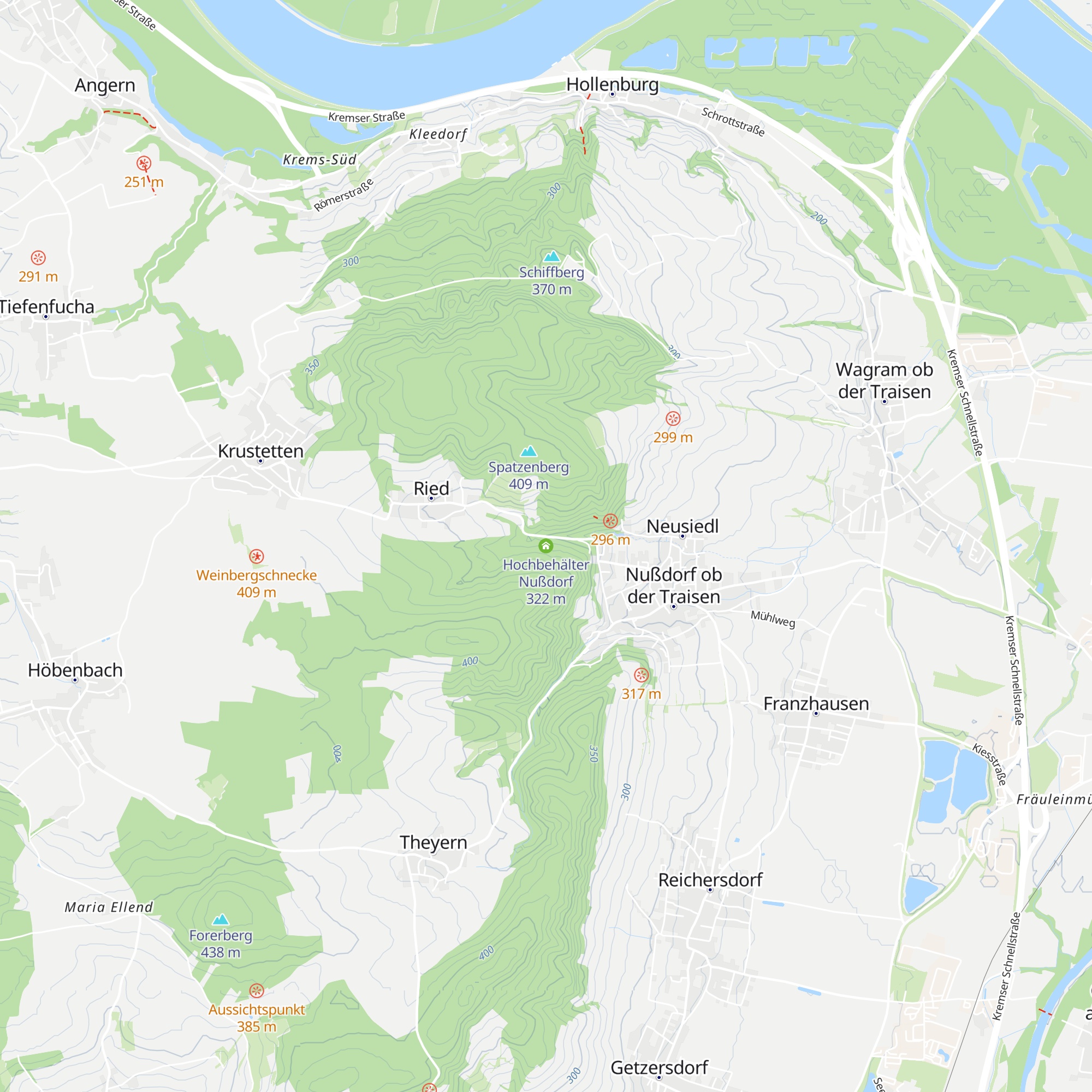Hochbehälter Nußdorf map