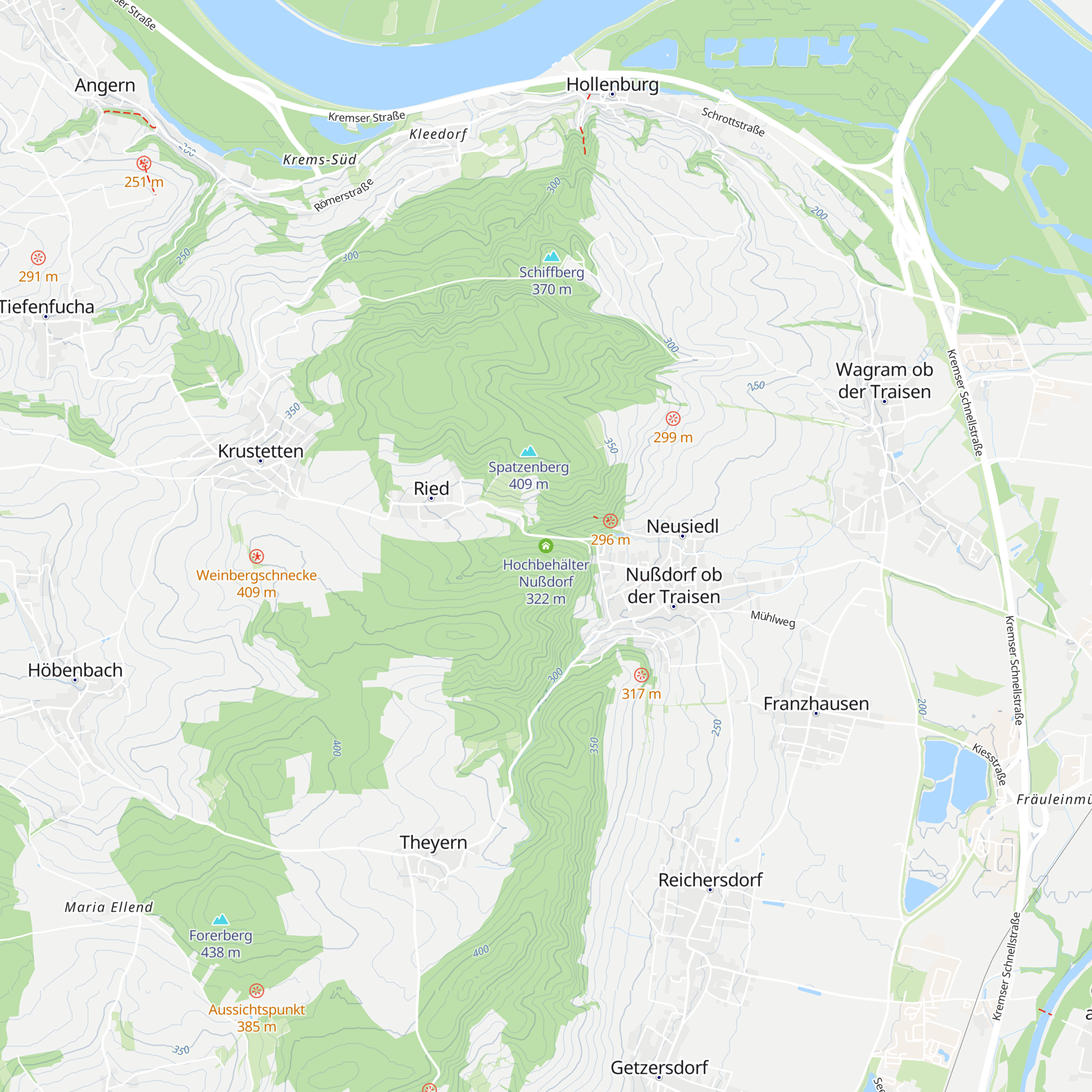 Hochbehälter Nußdorf map