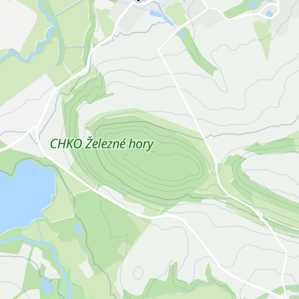 Map of Hradiště