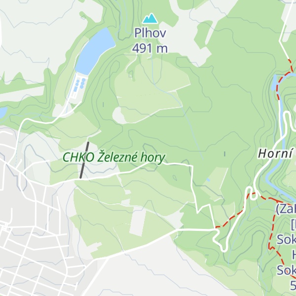 Map of Koukalky [Chotěboř]