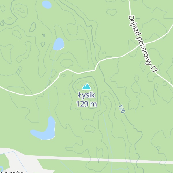 Map of Łysik