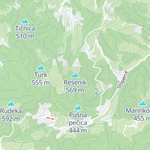 Map of Resenik