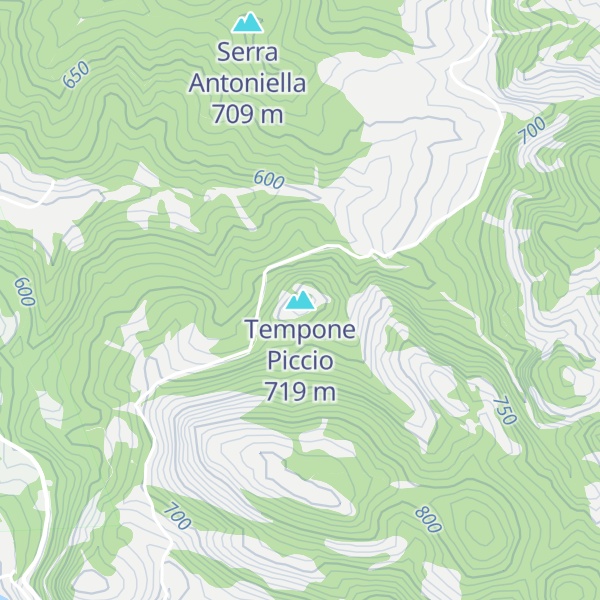 Map of Tempone Piccio