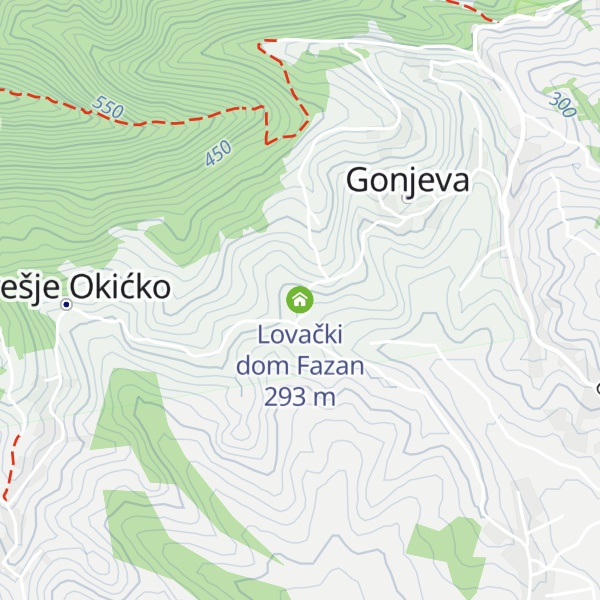Map of Lovački dom Fazan
