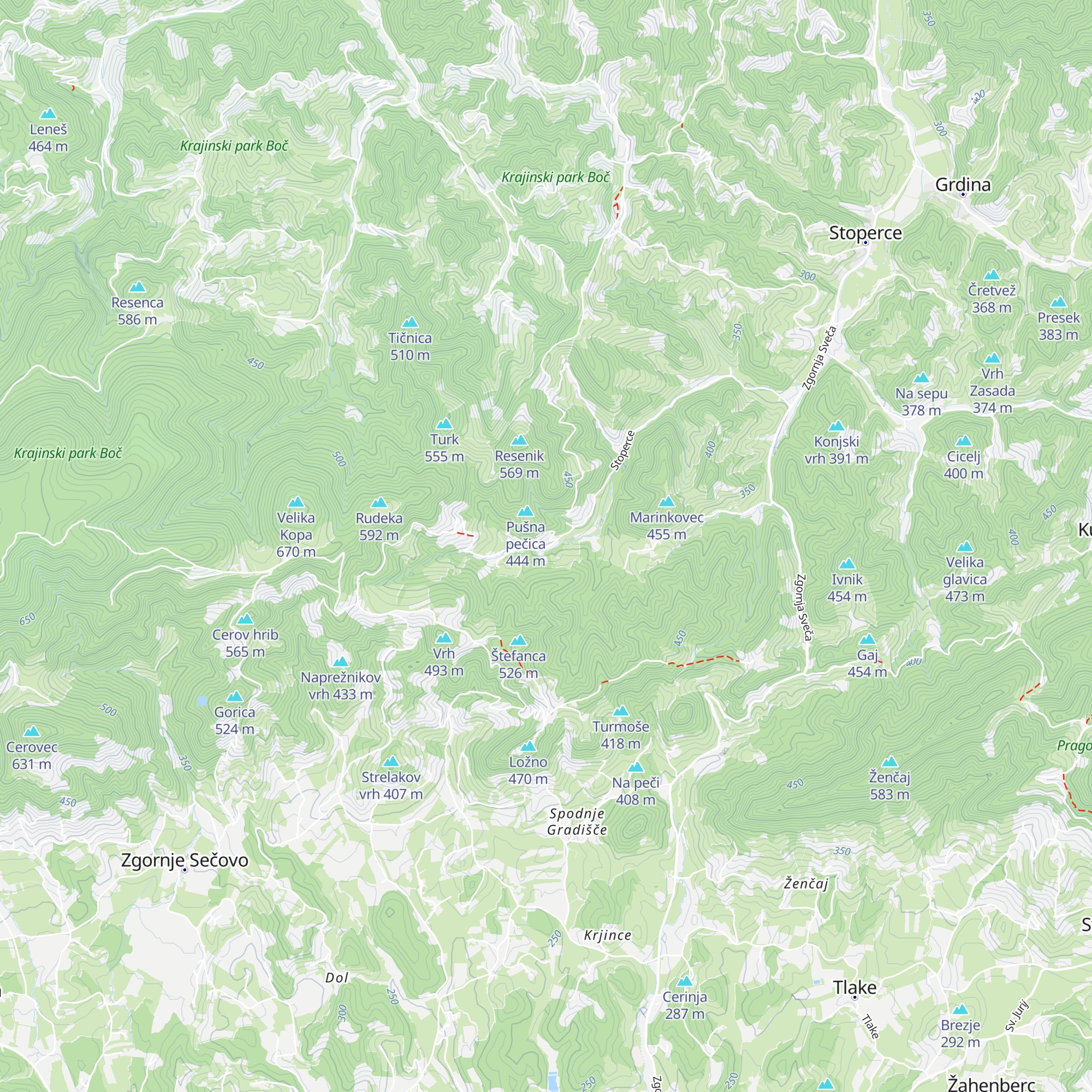 Okrepčevalnica Zelena dolina map