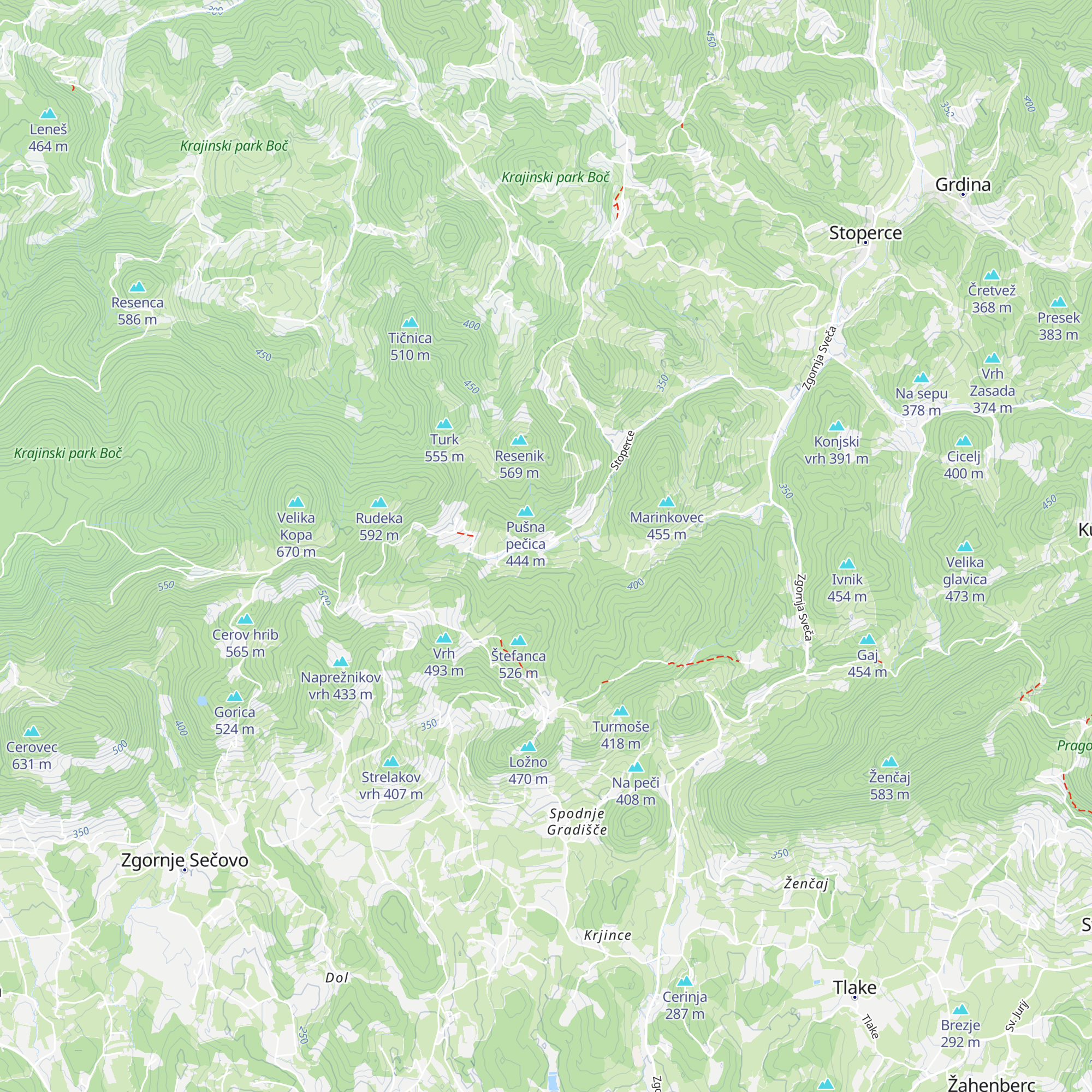 Okrepčevalnica Zelena dolina map