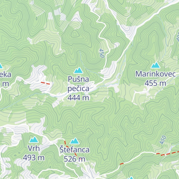 Map of Okrepčevalnica Zelena dolina