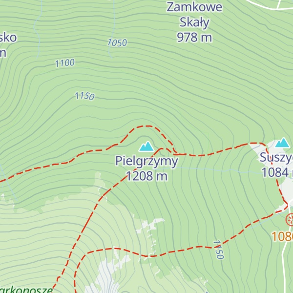 Map of Pielgrzymy