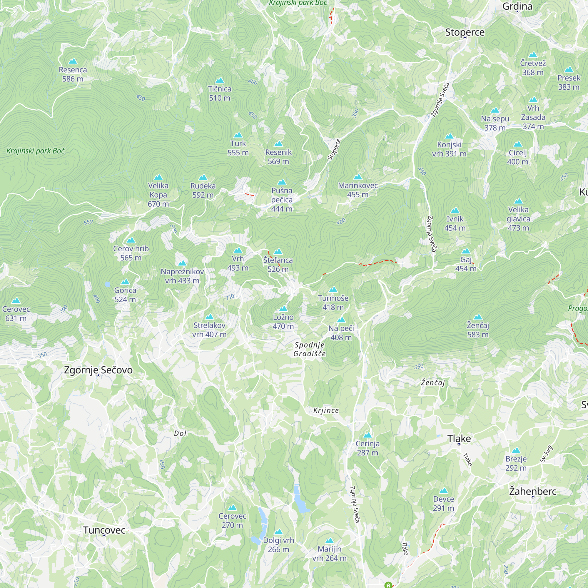 Izletniška kmetija Ložno map