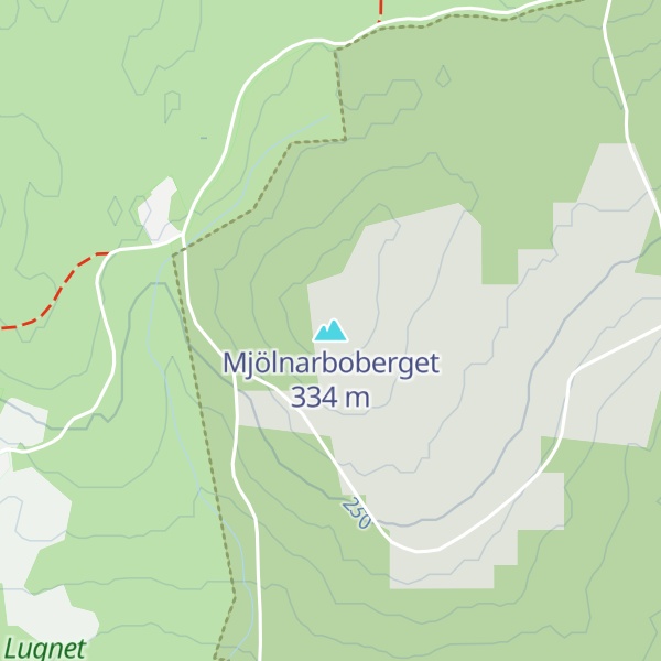 Map of Mjölnarboberget