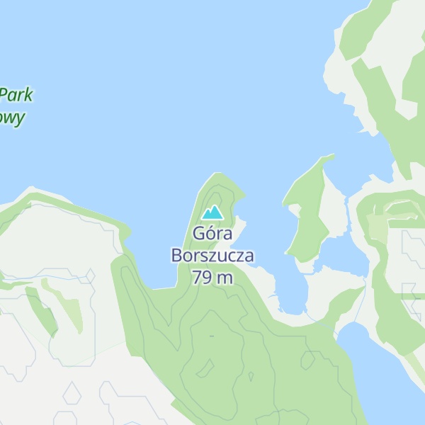 Map of Góra Borszucza