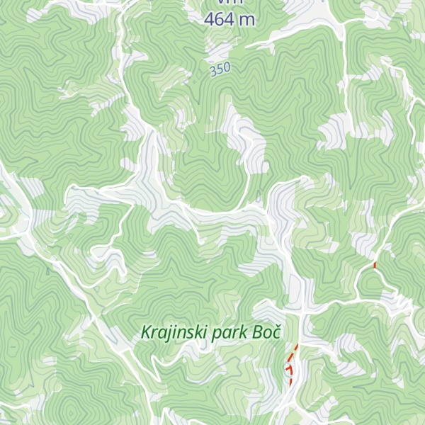Map of Dovarjev vrh