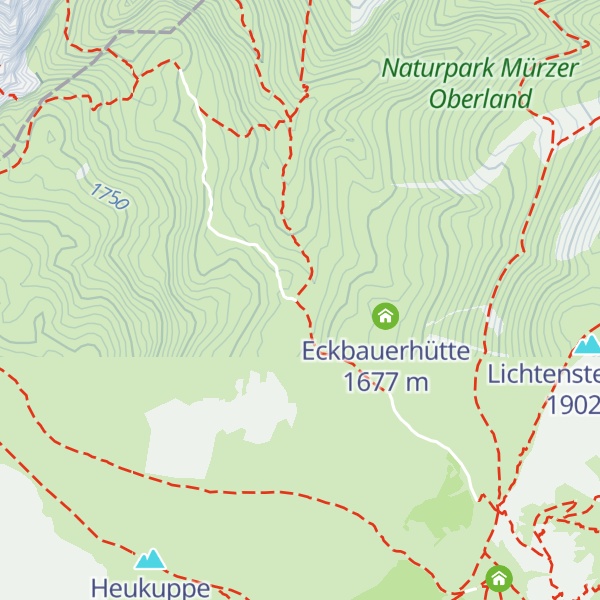 Map of Ebnerhütte