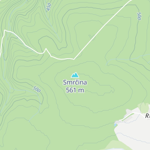 Map of Smrčina