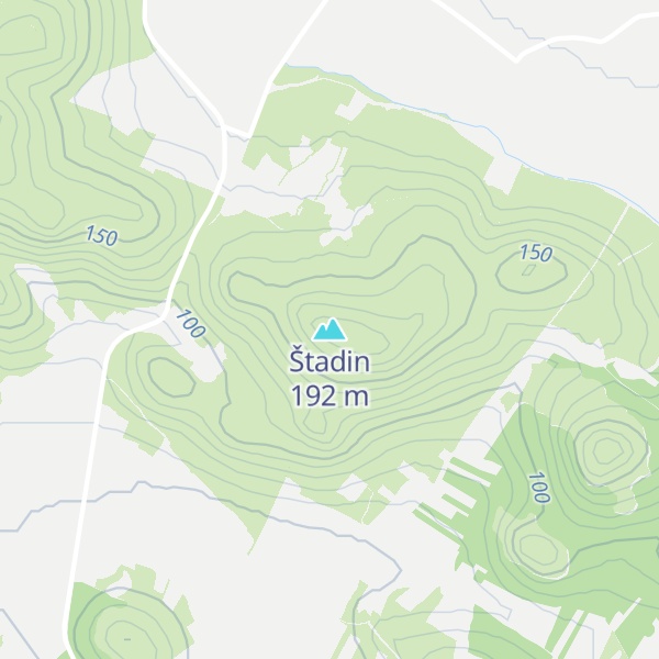 Map of Štadin