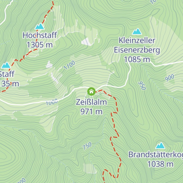 Map of Zeißlalm