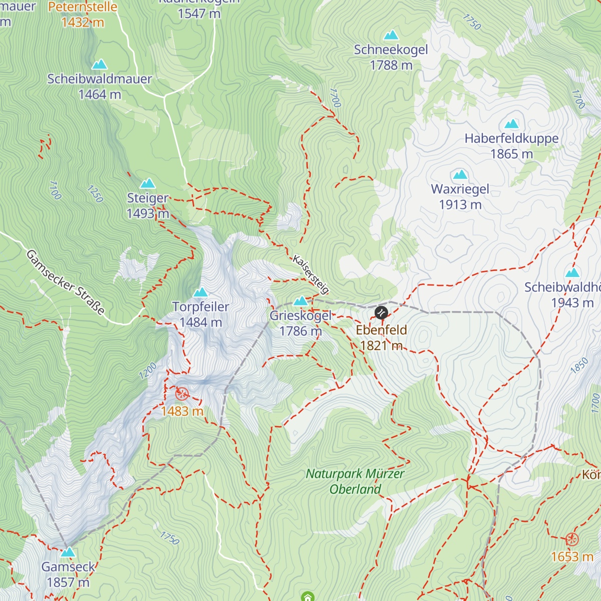Habsburghaus map