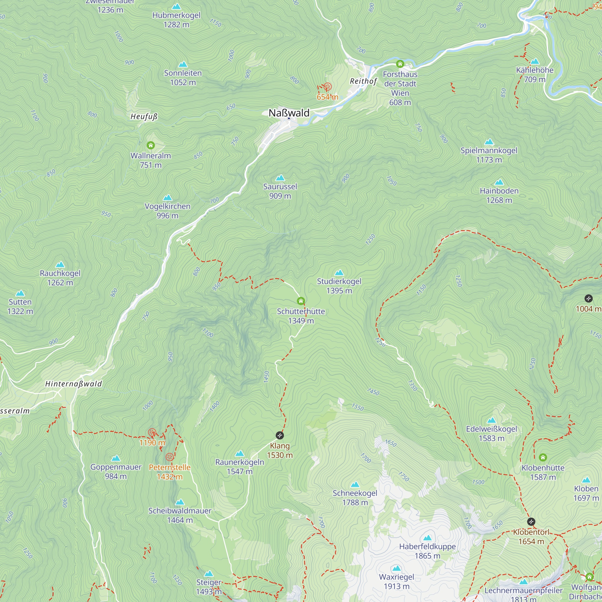 Schütterhütte map