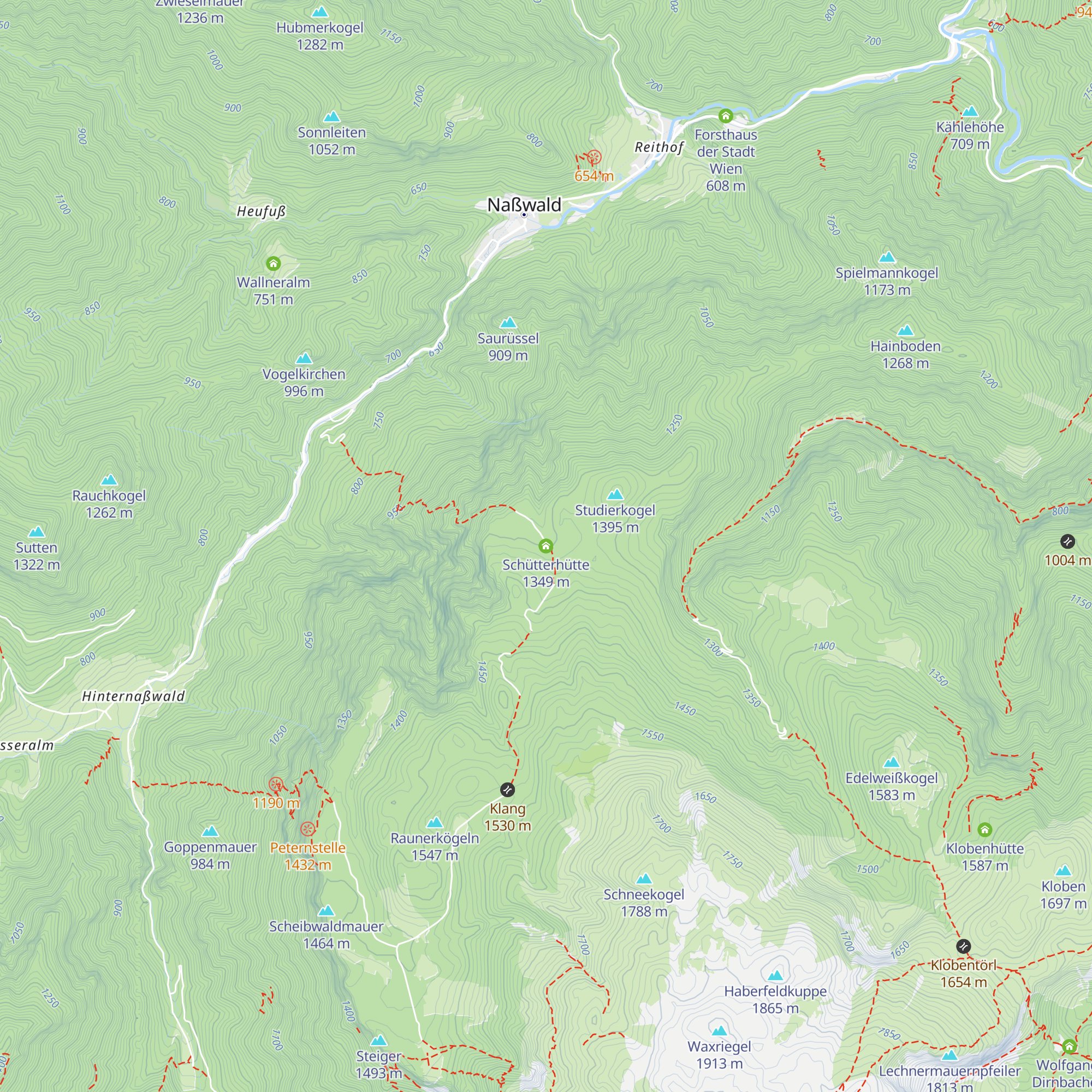 Schütterhütte map