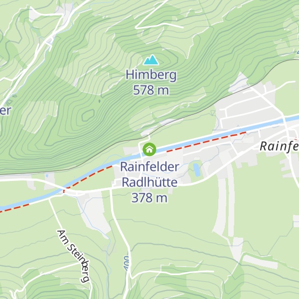 Map of Rainfelder Radlhütte