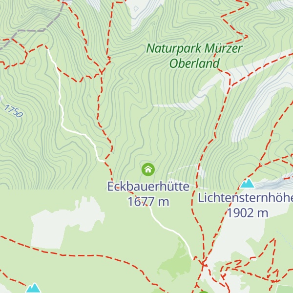 Map of Ruine Kohlbacherhütte