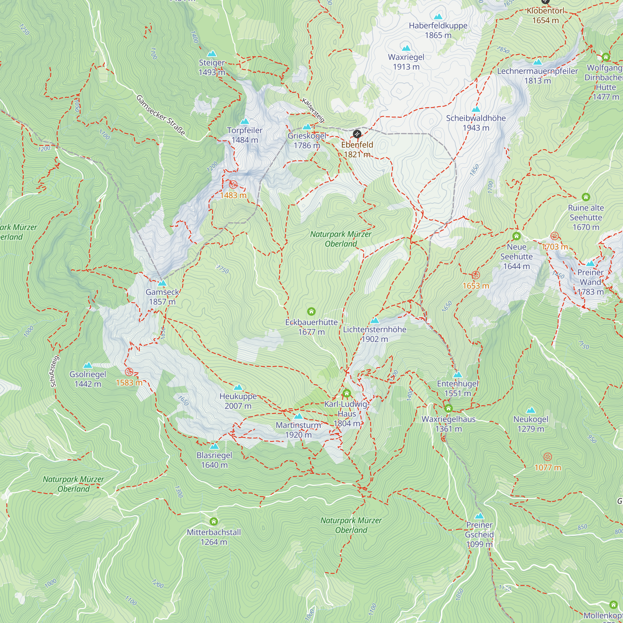 Eckbauerhütte map