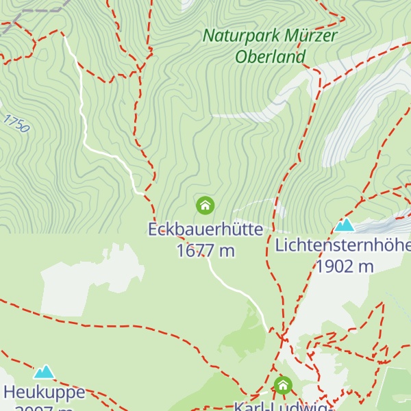 Map of Eckbauerhütte