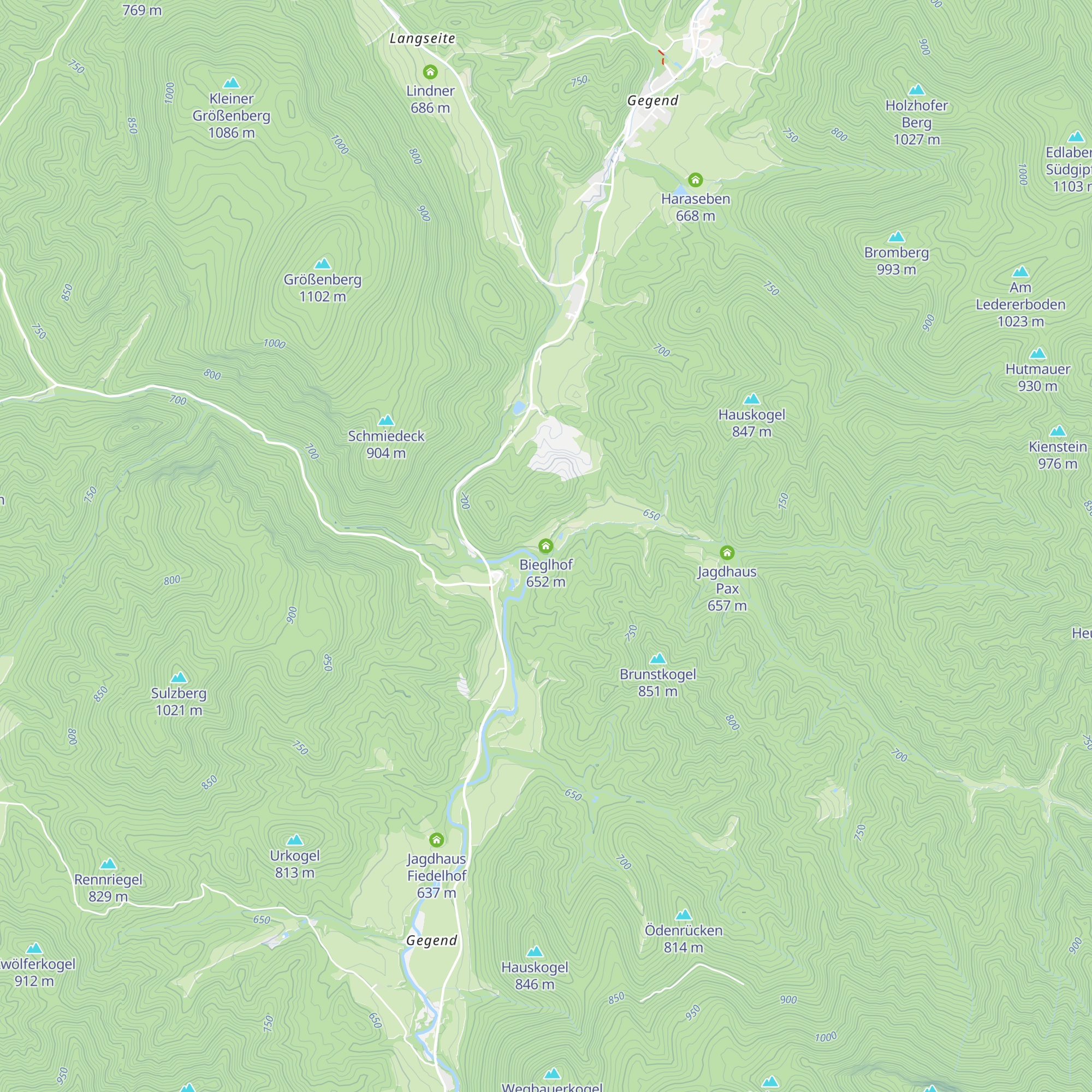 Bieglhof map