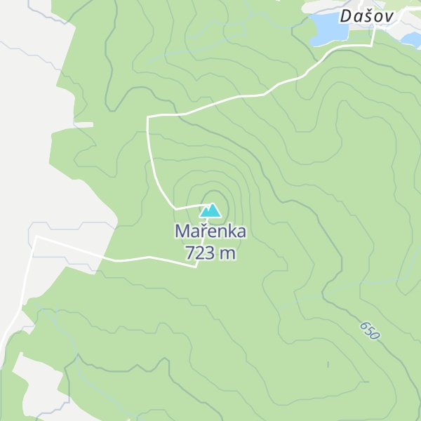 Map of Mařenka