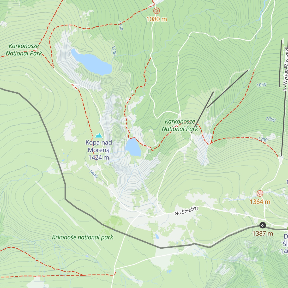 Schronisko Samotnia map