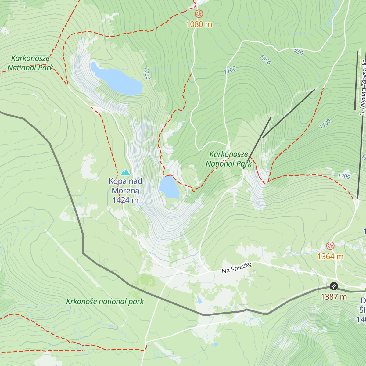Schronisko Samotnia map