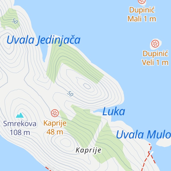 Map of Jedinjača