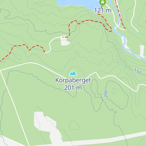 Map of Korpaberget