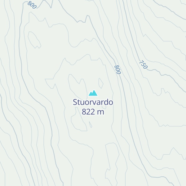 Map of Stuorvardo