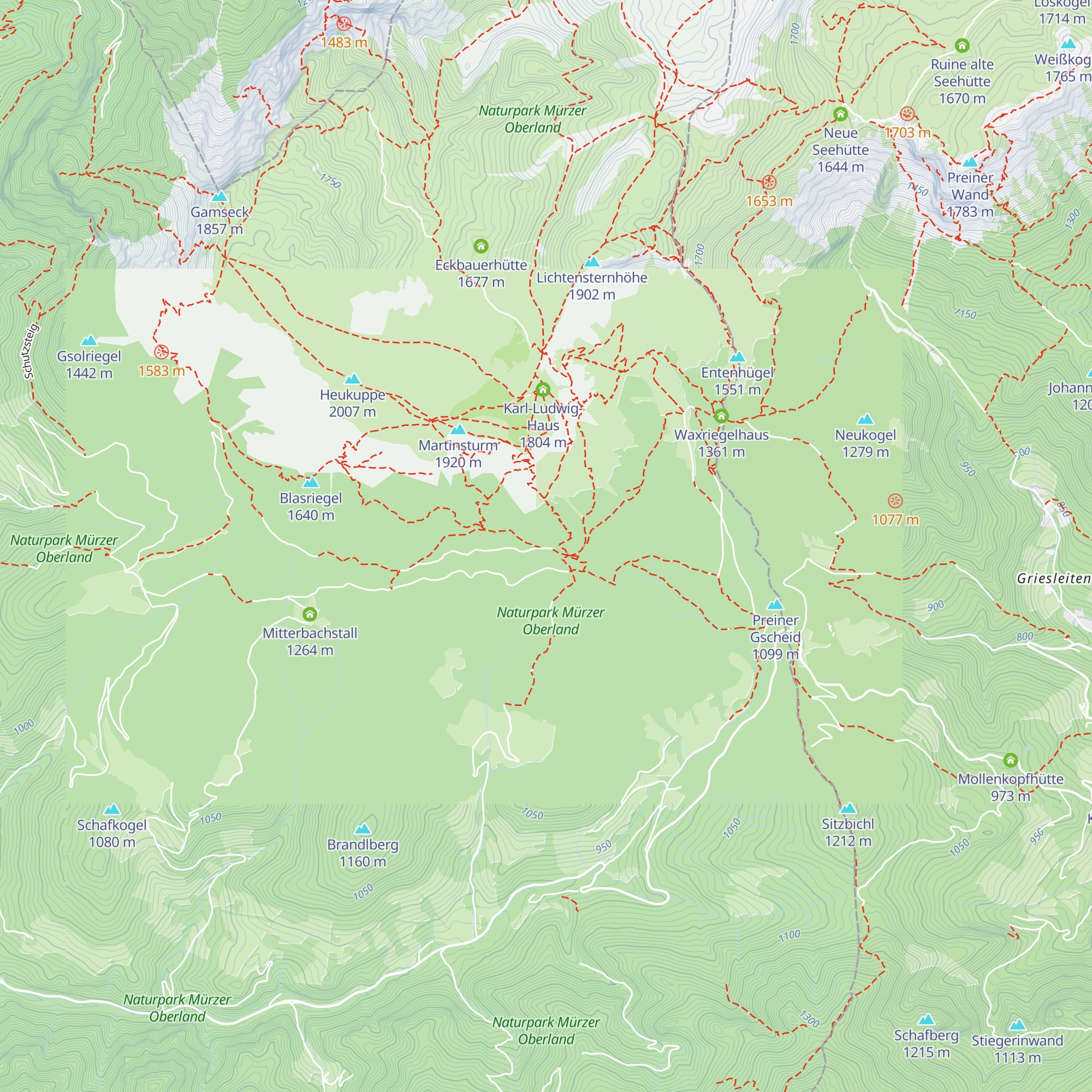 Reißtalerhütte map