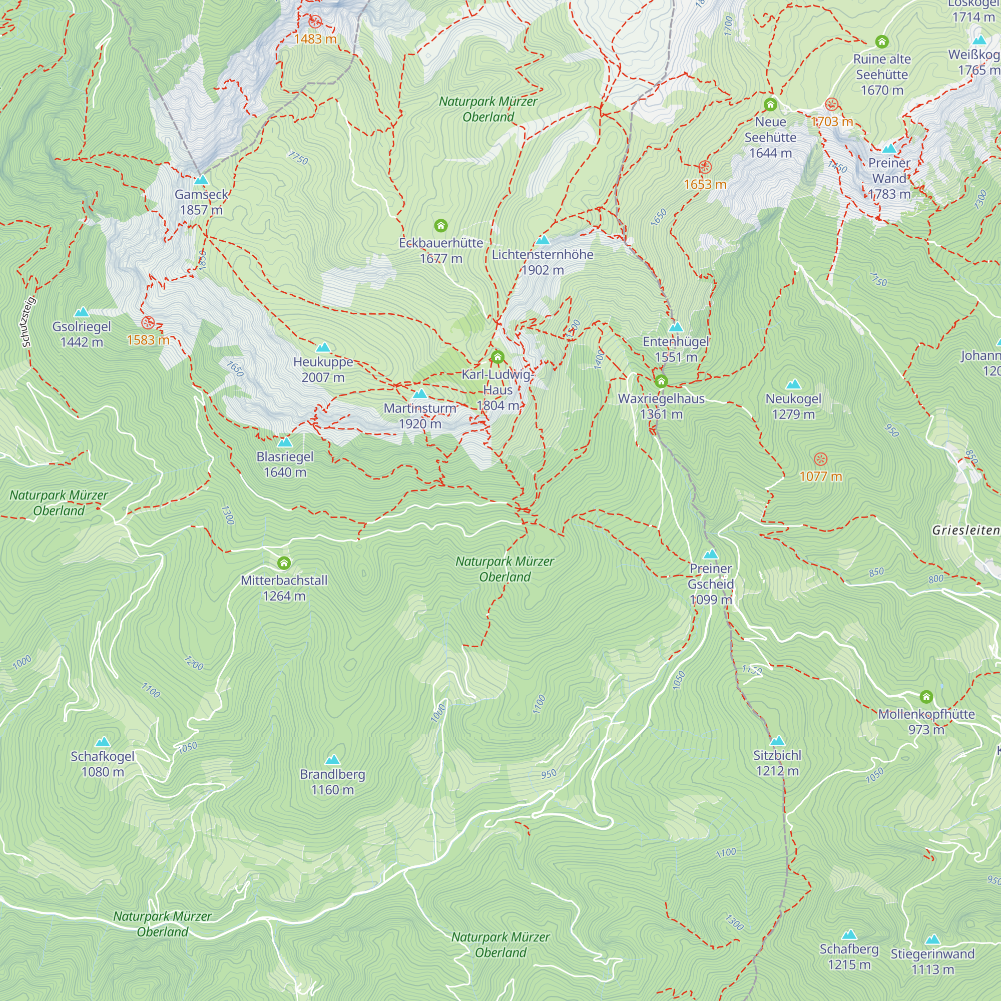 Reißtalerhütte map