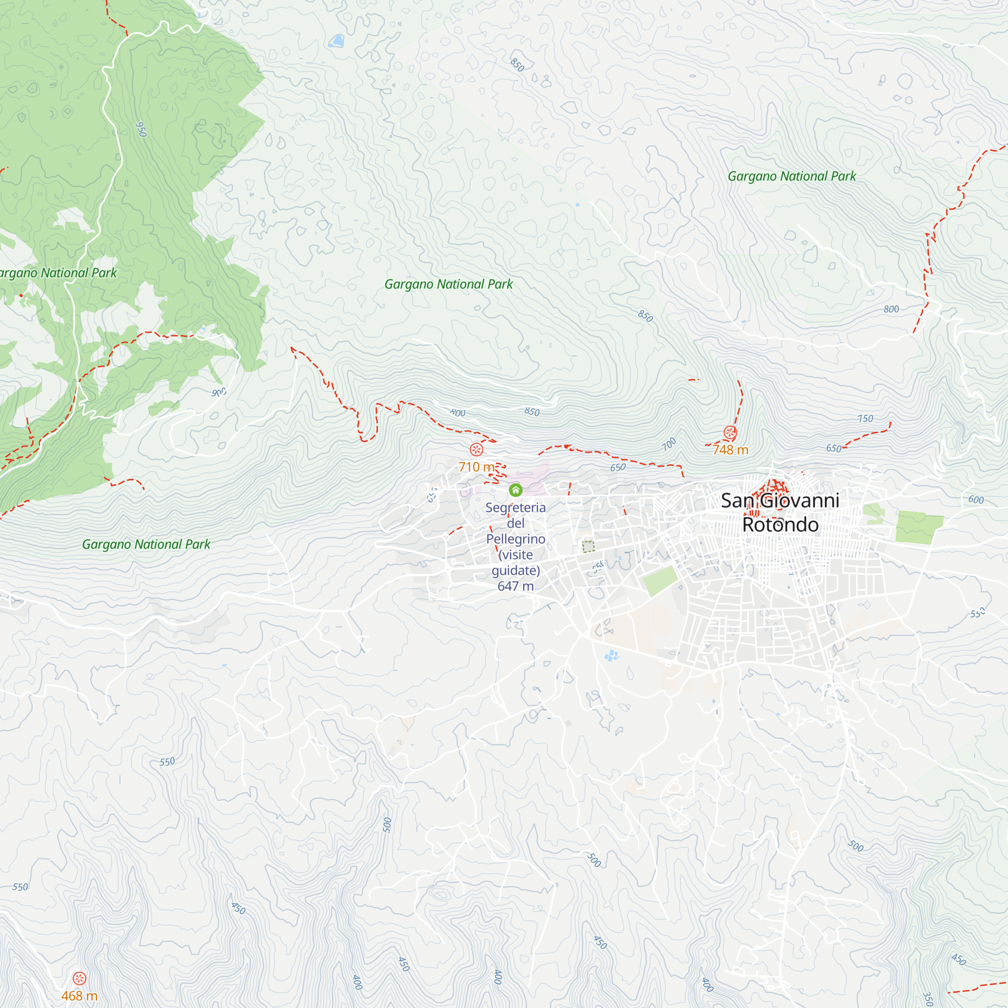 Office of pilgrimages map