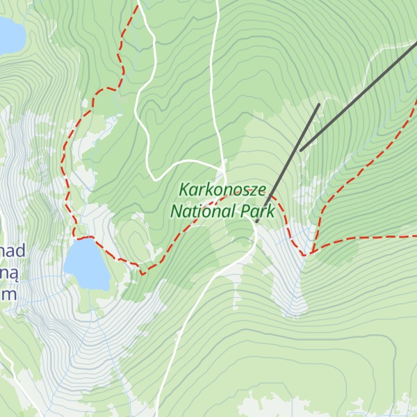 Map of Strzecha Akademicka